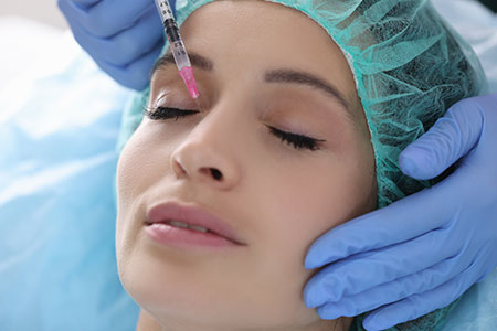 Face mesotherapy treatment 